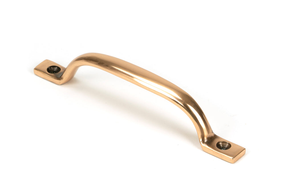 White background image of From The Anvil's Polished Bronze Slim Sash Pull | From The Anvil