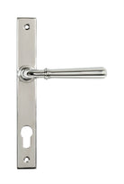From The Anvil's Polished Marine SS (316) Newbury Slimline Lever Espag. Lock Set