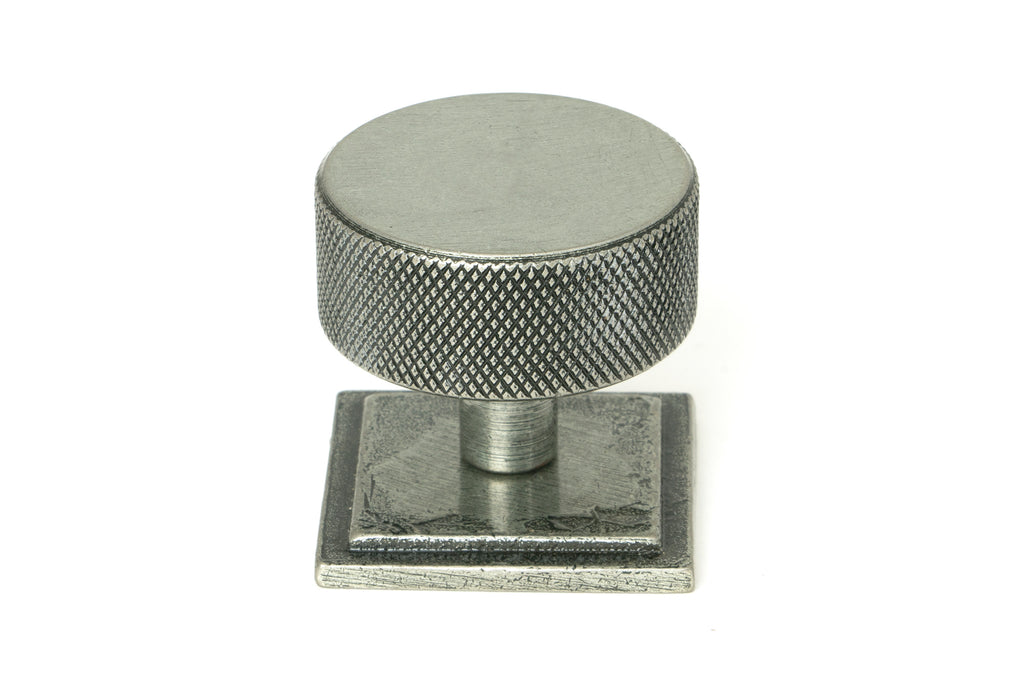 White background image of From The Anvil's Pewter Patina 38mm Brompton Cabinet Knob | From The Anvil