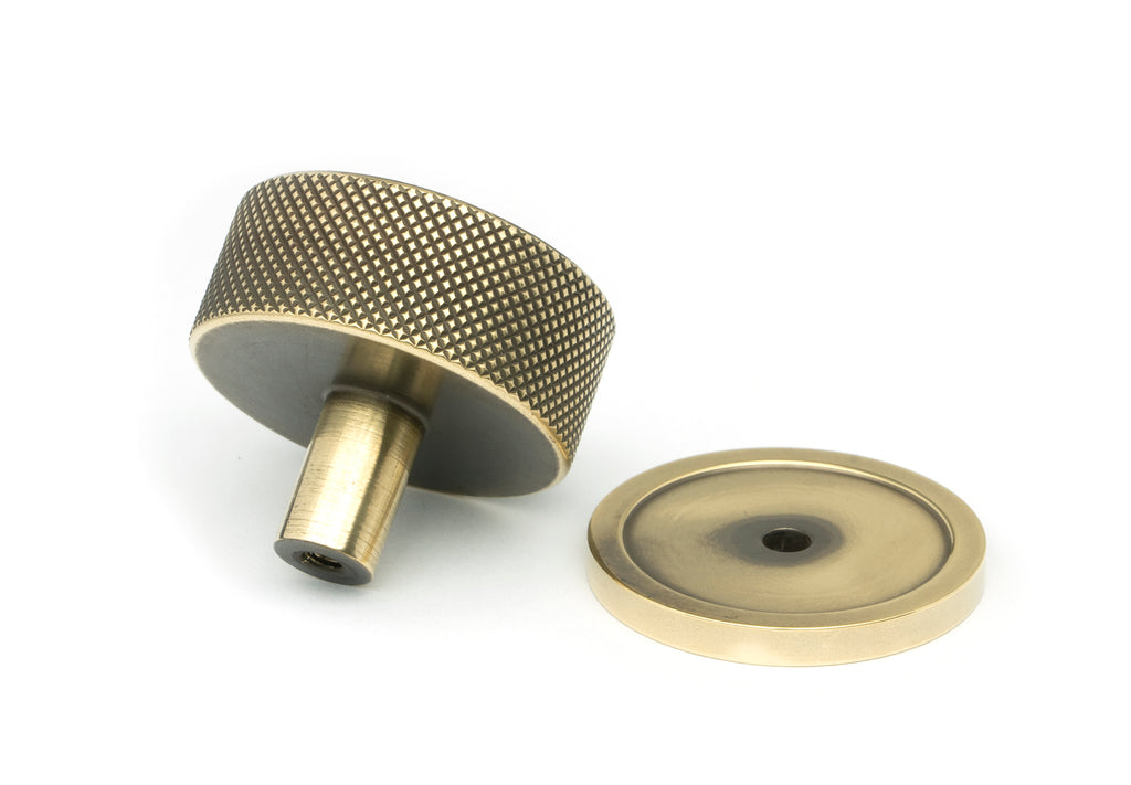 White background image of From The Anvil's Aged Brass 38mm Brompton Cabinet Knob | From The Anvil