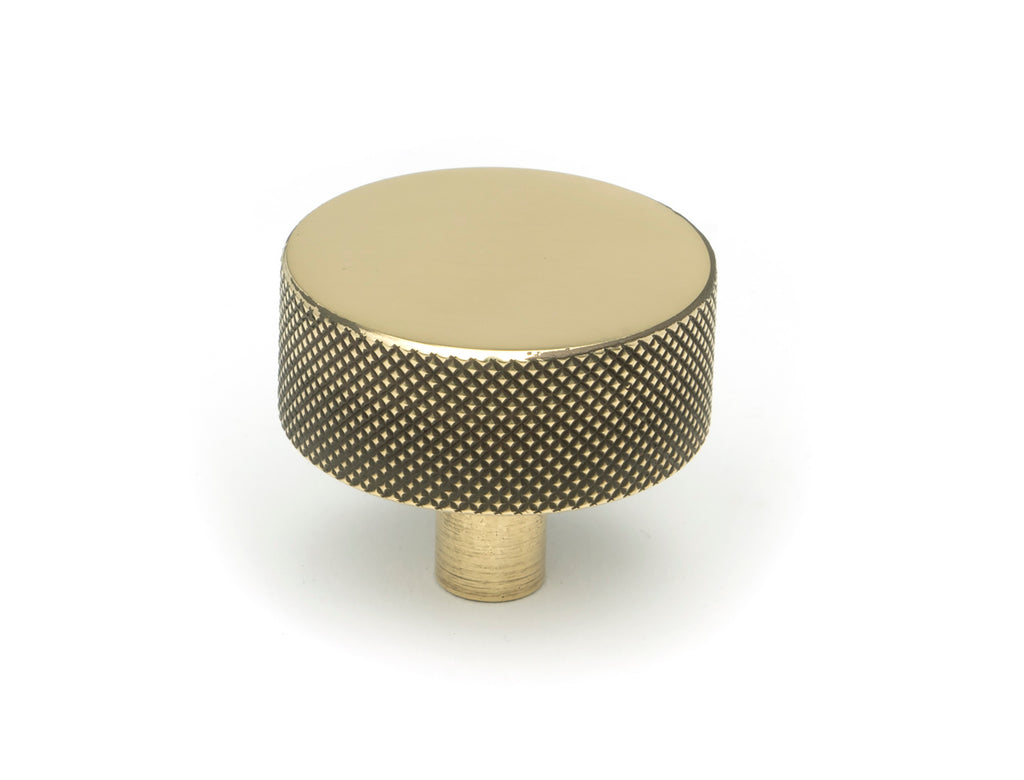 White background image of From The Anvil's Aged Brass 38mm Brompton Cabinet Knob | From The Anvil