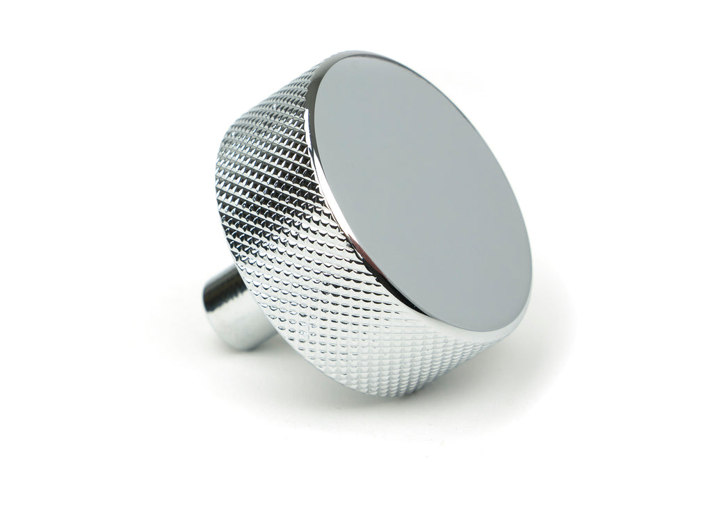 White background image of From The Anvil's Polished Chrome 38mm Brompton Cabinet Knob | From The Anvil