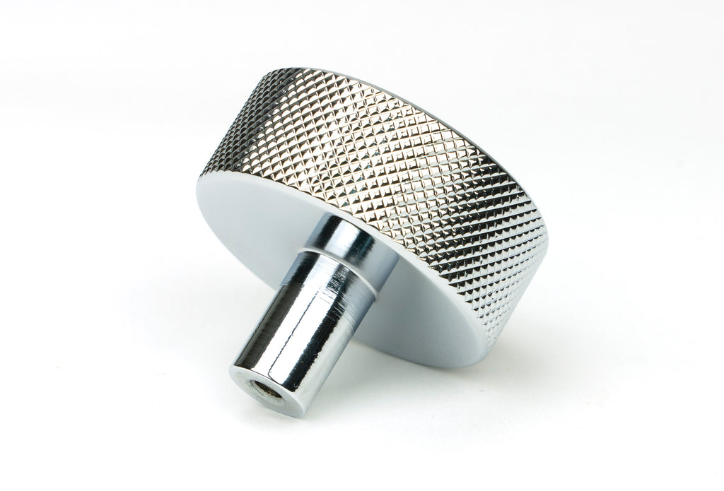 White background image of From The Anvil's Polished Chrome 38mm Brompton Cabinet Knob | From The Anvil