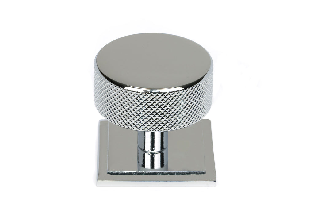 White background image of From The Anvil's Polished Chrome 38mm Brompton Cabinet Knob | From The Anvil