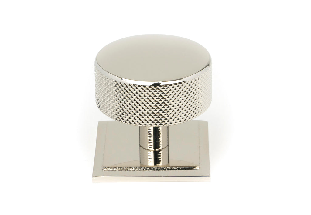 White background image of From The Anvil's Polished Nickel 38mm Brompton Cabinet Knob | From The Anvil