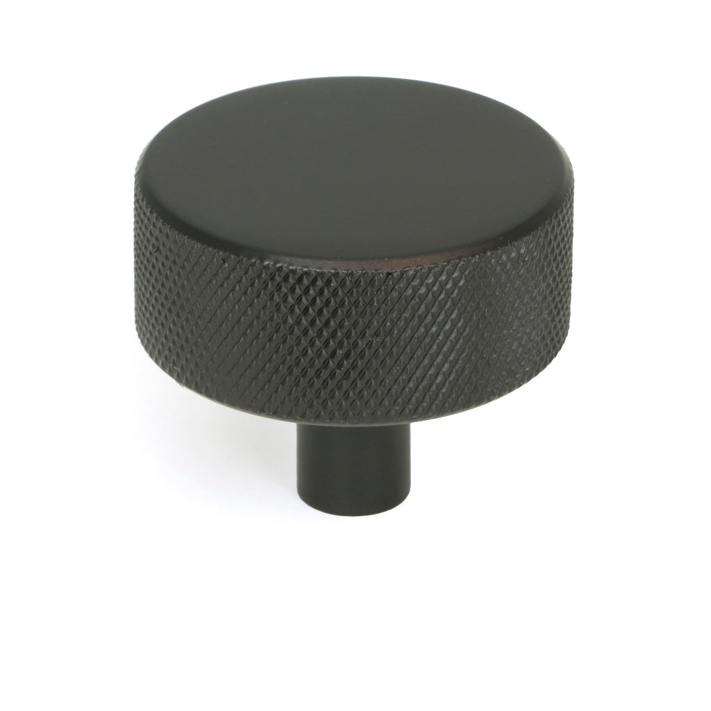 White background image of From The Anvil's Aged Bronze 38mm Brompton Cabinet Knob | From The Anvil