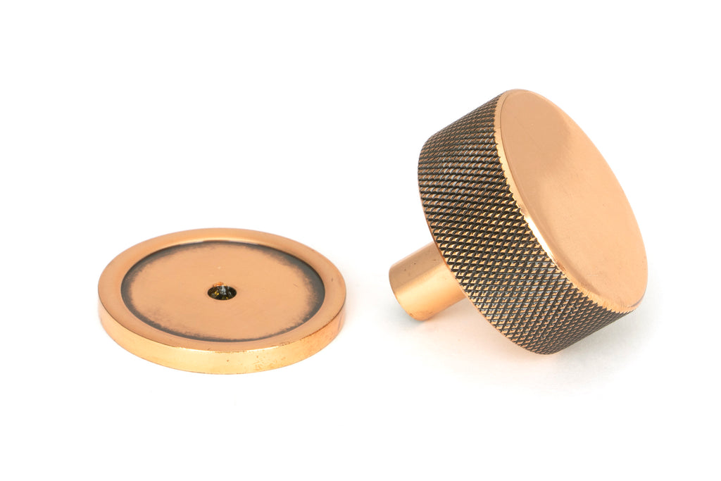 White background image of From The Anvil's Polished Bronze 38mm Brompton Cabinet Knob | From The Anvil