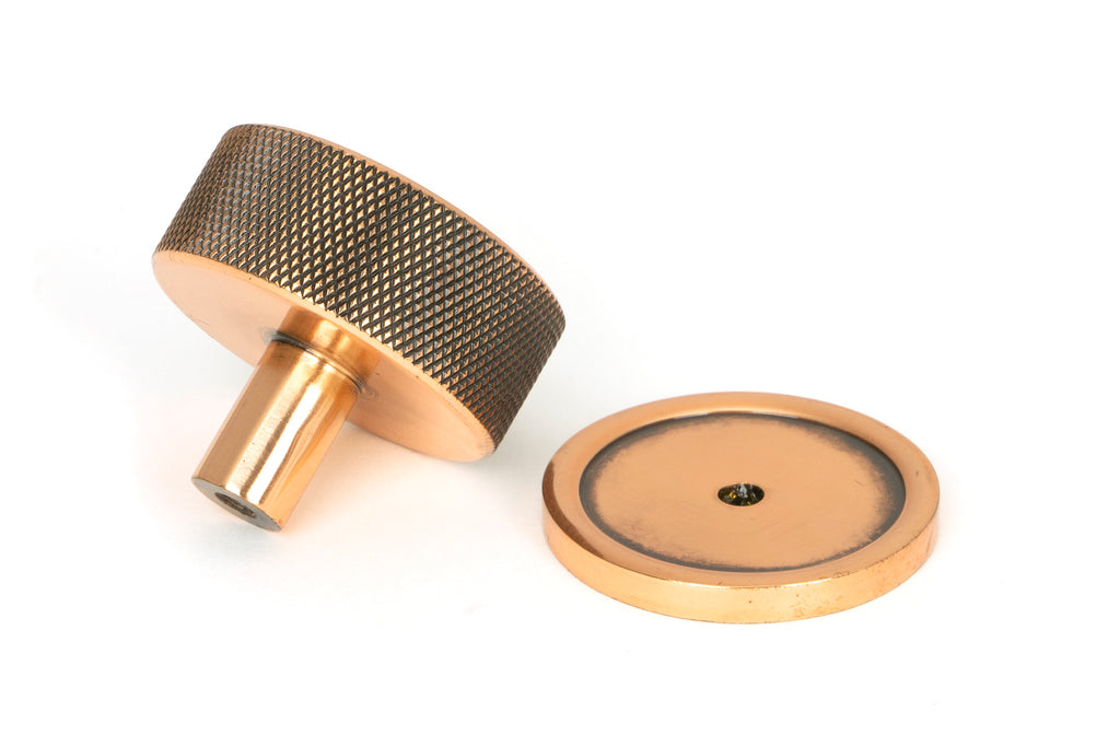 White background image of From The Anvil's Polished Bronze 38mm Brompton Cabinet Knob | From The Anvil