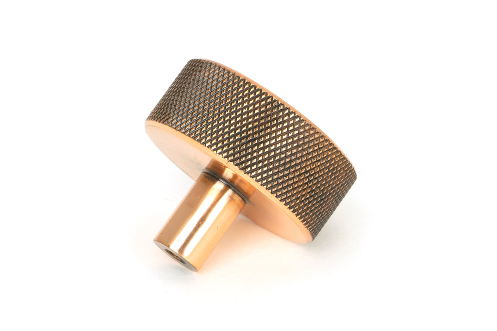 White background image of From The Anvil's Polished Bronze 38mm Brompton Cabinet Knob | From The Anvil