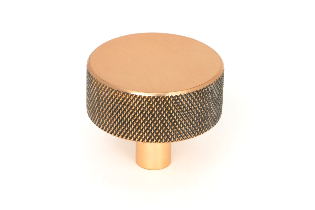 White background image of From The Anvil's Polished Bronze 38mm Brompton Cabinet Knob | From The Anvil