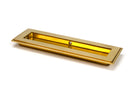 From The Anvil's Polished Brass Art Deco Rectangular Pull