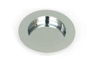 From The Anvil's Polished Chrome Plain Round Pull