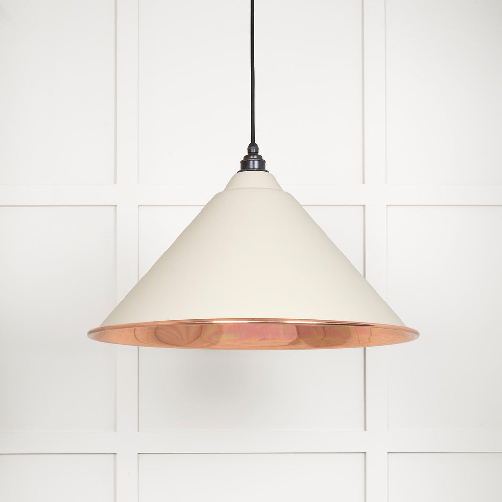 White background image of From The Anvil's Smooth Copper Hockley Pendant | From The Anvil