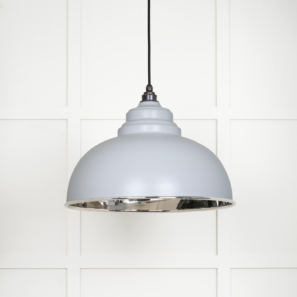 White background image of From The Anvil's Smooth Nickel Smooth Nickel Harborne Pendant | From The Anvil