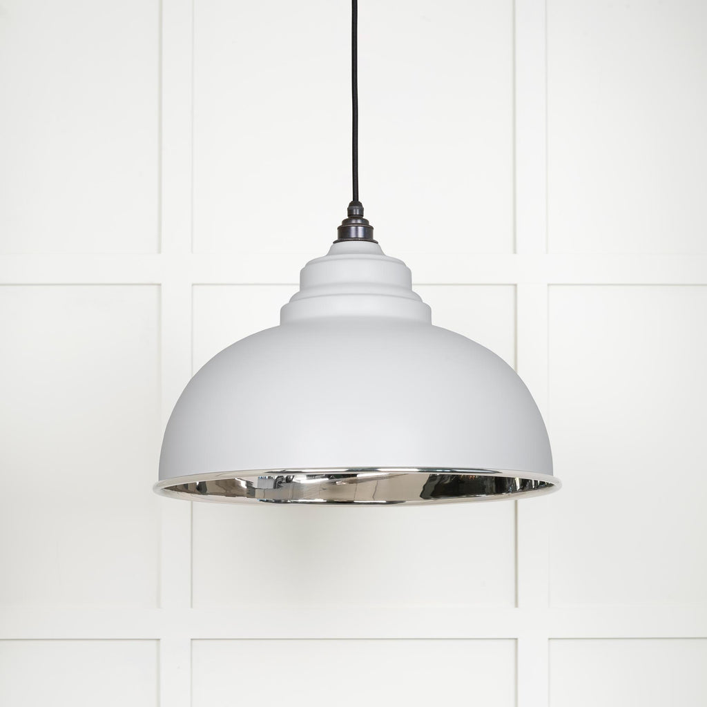 White background image of From The Anvil's Smooth Nickel Smooth Nickel Harborne Pendant | From The Anvil