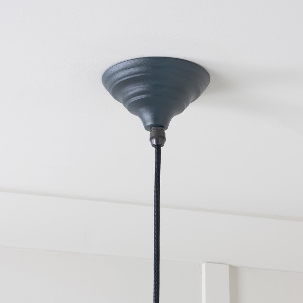 White background image of From The Anvil's Accent White Gloss Harborne Pendant | From The Anvil