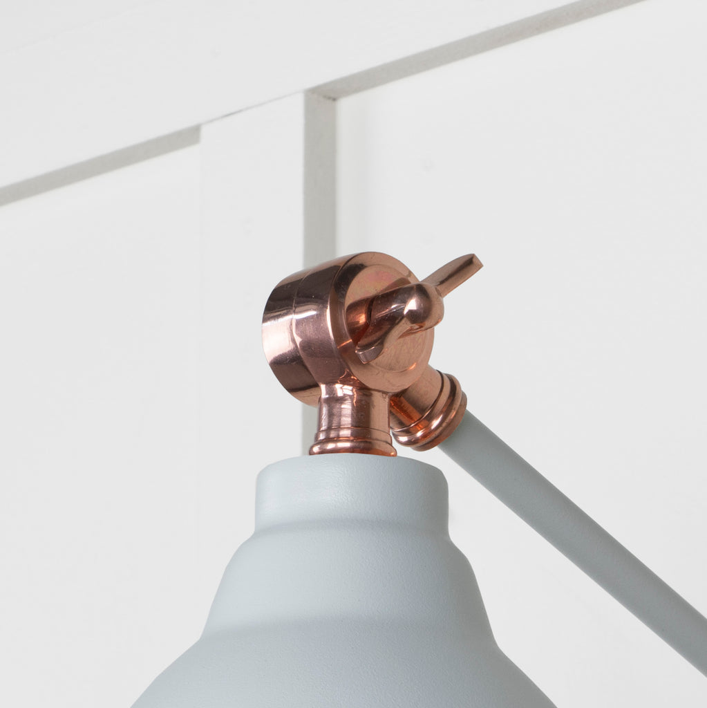 White background image of From The Anvil's Smooth Copper Brindley Wall Light | From The Anvil
