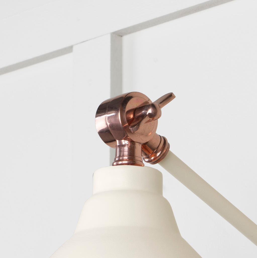 White background image of From The Anvil's Smooth Copper Brindley Wall Light | From The Anvil