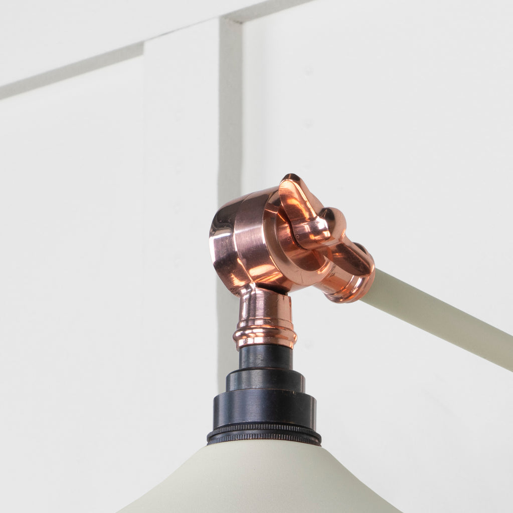 White background image of From The Anvil's Smooth Copper Flora Wall Light | From The Anvil