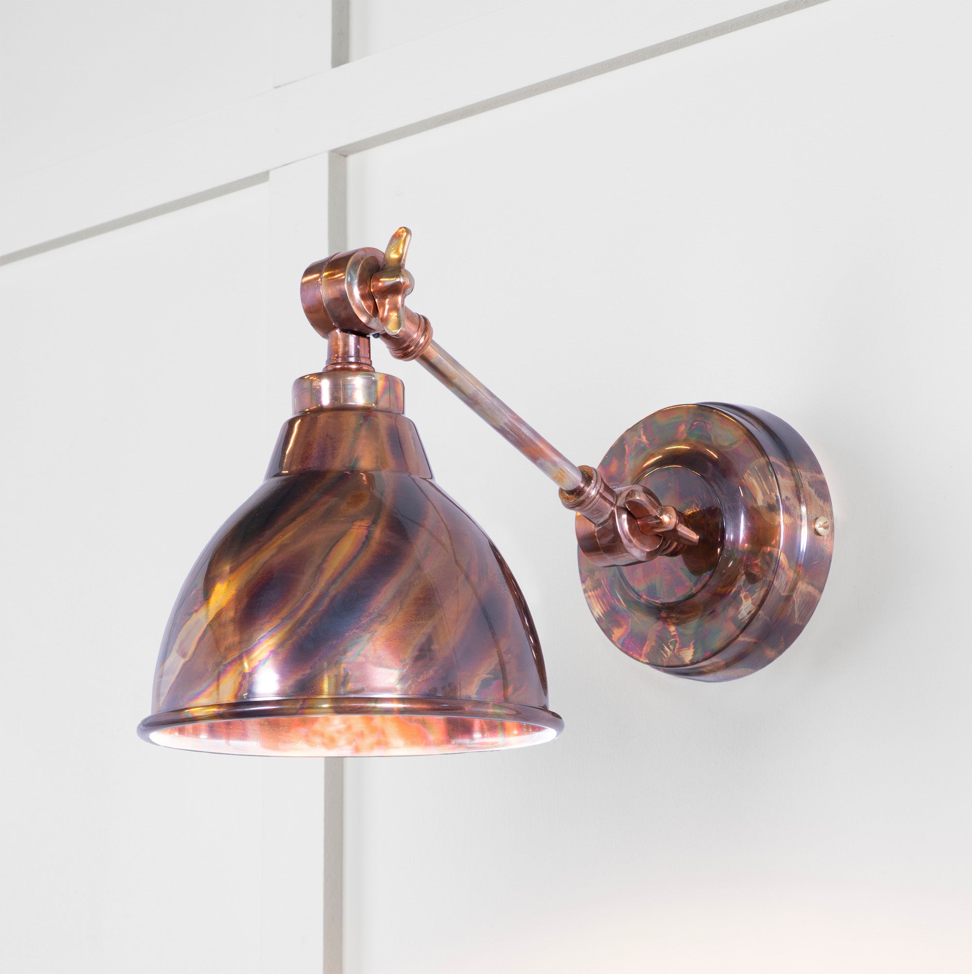 From The Anvil's Burnished Burnished Brindley Wall Light