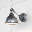 From The Anvil's Pewter Pewter Brindley Wall Light