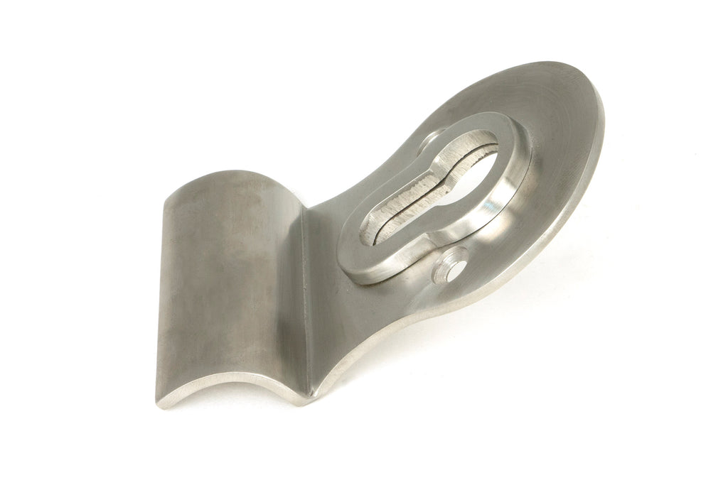 White background image of From The Anvil's Satin Marine SS (316) Euro Door Pull | From The Anvil
