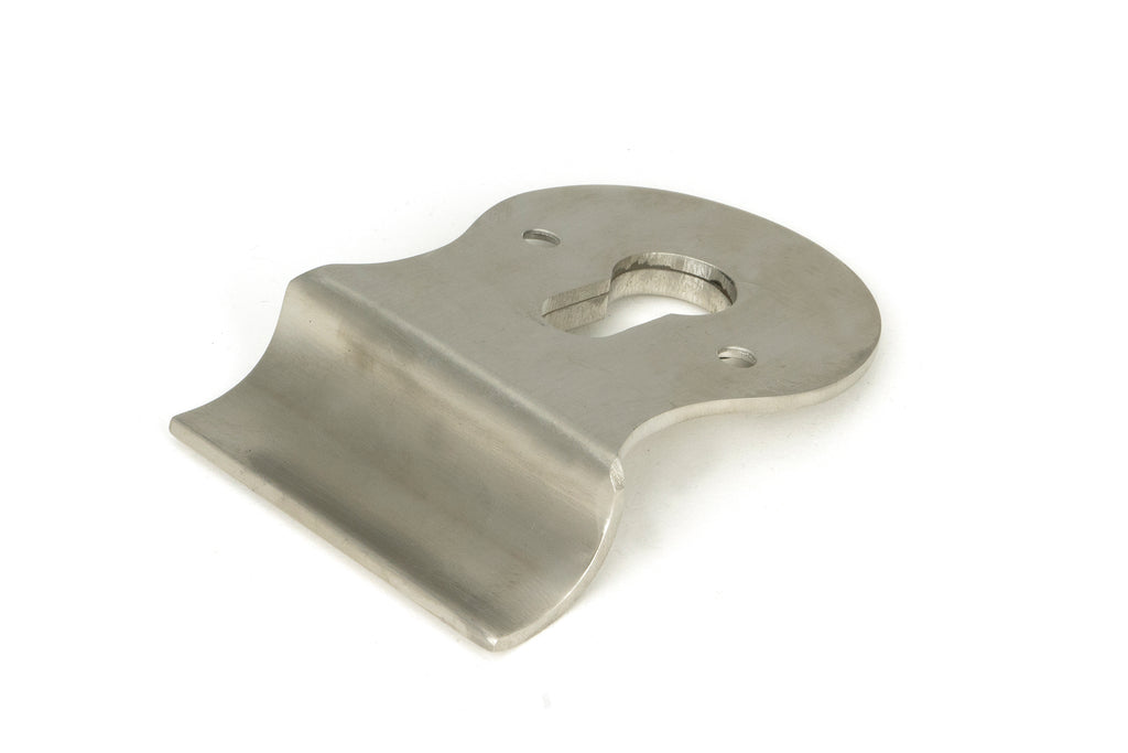 White background image of From The Anvil's Satin Marine SS (316) Euro Door Pull | From The Anvil