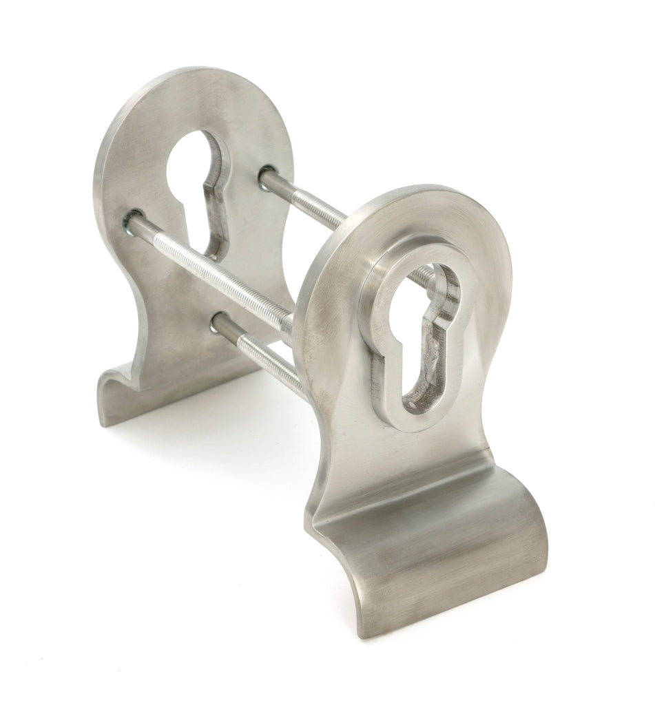 From The Anvil's Satin Marine SS (316) 50mm Euro Door Pull (Back to Back Fixings)