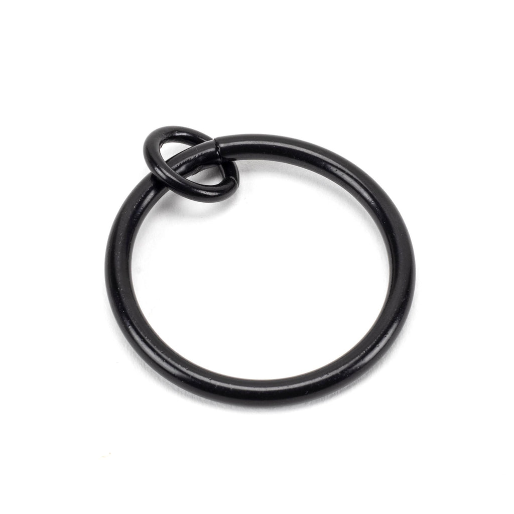 White background image of From The Anvil's Black Curtain Ring | From The Anvil