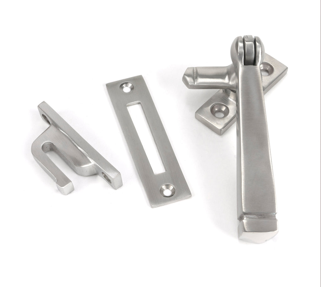 White background image of From The Anvil's Satin Marine SS (316) Locking Avon Fastener | From The Anvil