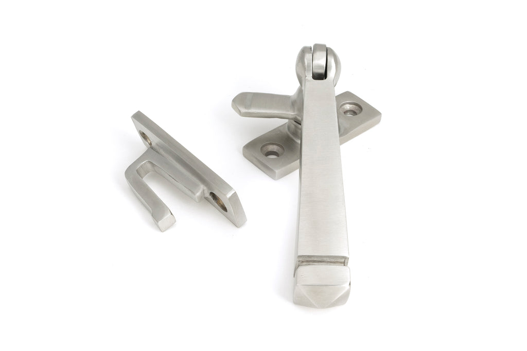White background image of From The Anvil's Satin Marine SS (316) Locking Avon Fastener | From The Anvil
