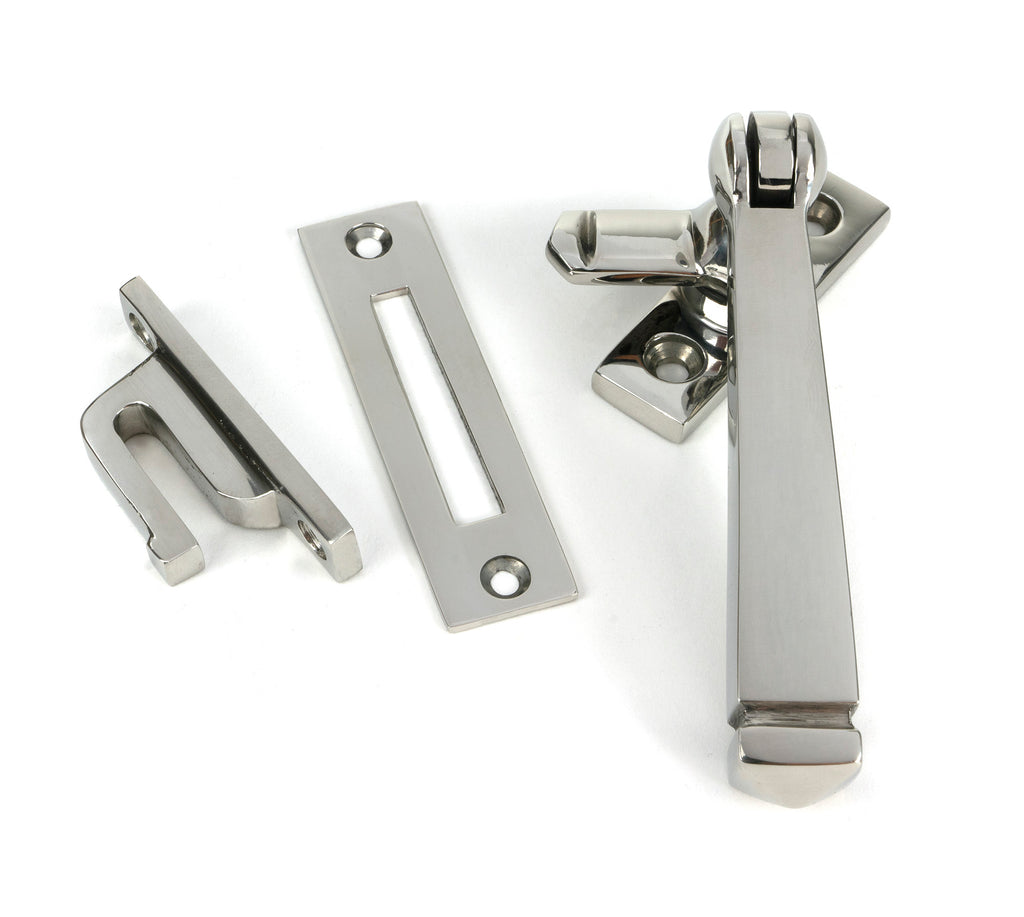 White background image of From The Anvil's Polished Marine SS (316) Locking Avon Fastener | From The Anvil