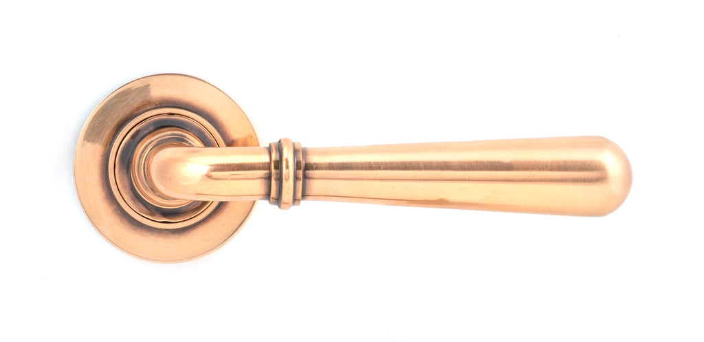White background image of From The Anvil's Polished Bronze Newbury Lever on Rose Set (Unsprung) | From The Anvil