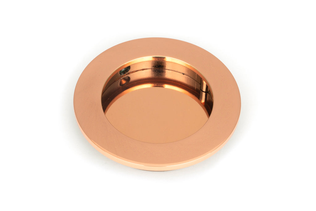 White background image of From The Anvil's Polished Bronze Plain Round Pull | From The Anvil