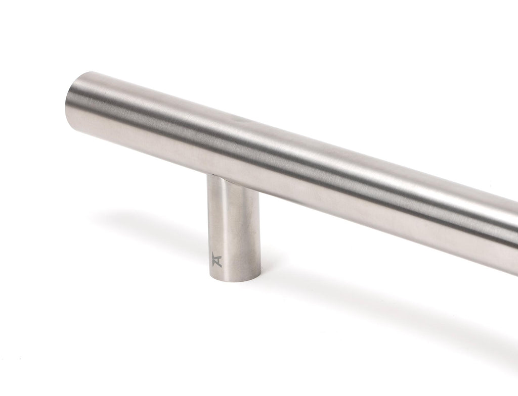 White background image of From The Anvil's Satin Marine SS (316) T Bar Handle B2B Fix 32mm dia | From The Anvil