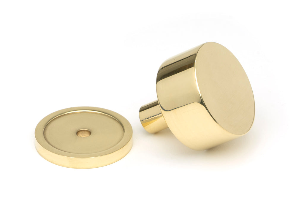 White background image of From The Anvil's Polished Brass 32mm Kelso Cabinet Knob | From The Anvil