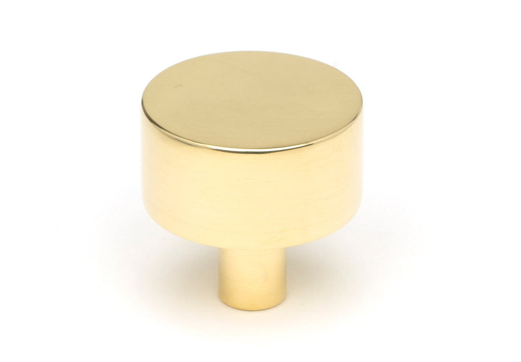 White background image of From The Anvil's Polished Brass 32mm Kelso Cabinet Knob | From The Anvil