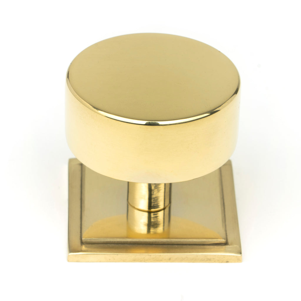 White background image of From The Anvil's Polished Brass 38mm Kelso Cabinet Knob | From The Anvil