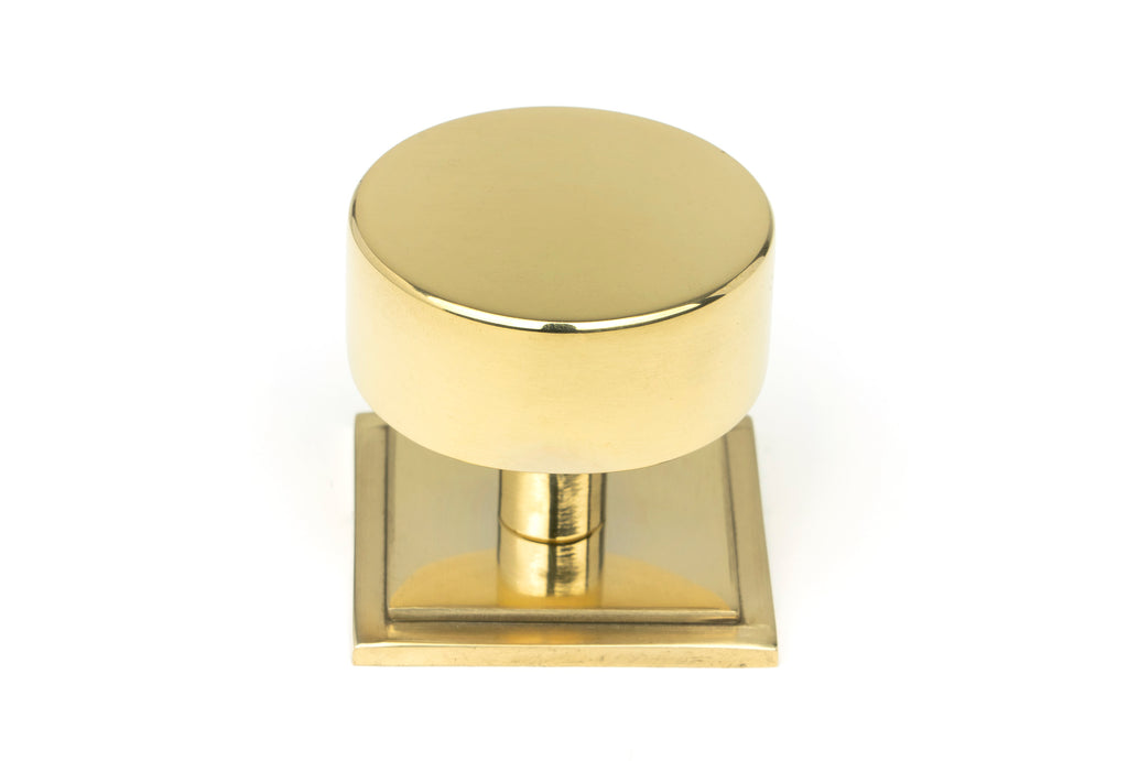 White background image of From The Anvil's Polished Brass 38mm Kelso Cabinet Knob | From The Anvil