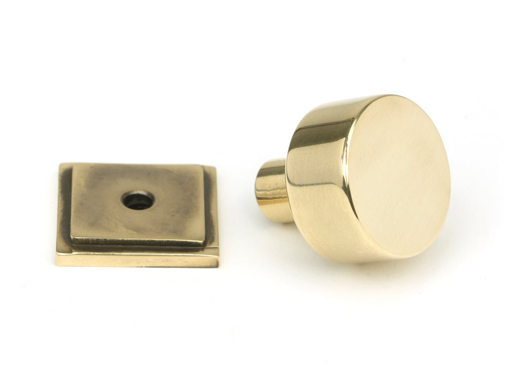 White background image of From The Anvil's Aged Brass 25mm Kelso Cabinet Knob | From The Anvil