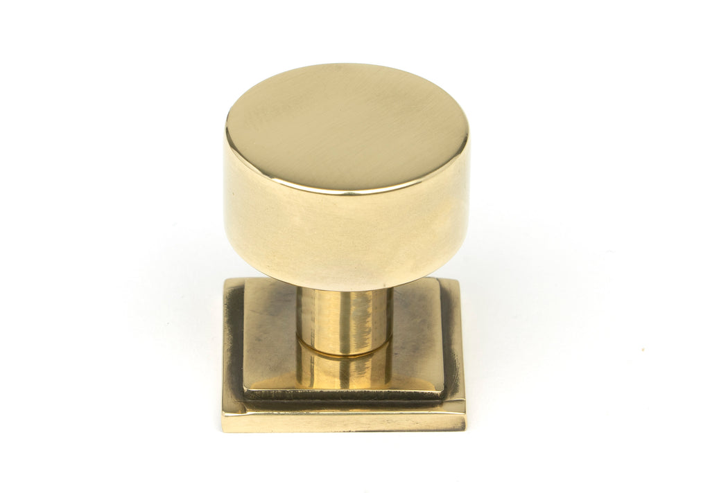White background image of From The Anvil's Aged Brass 25mm Kelso Cabinet Knob | From The Anvil