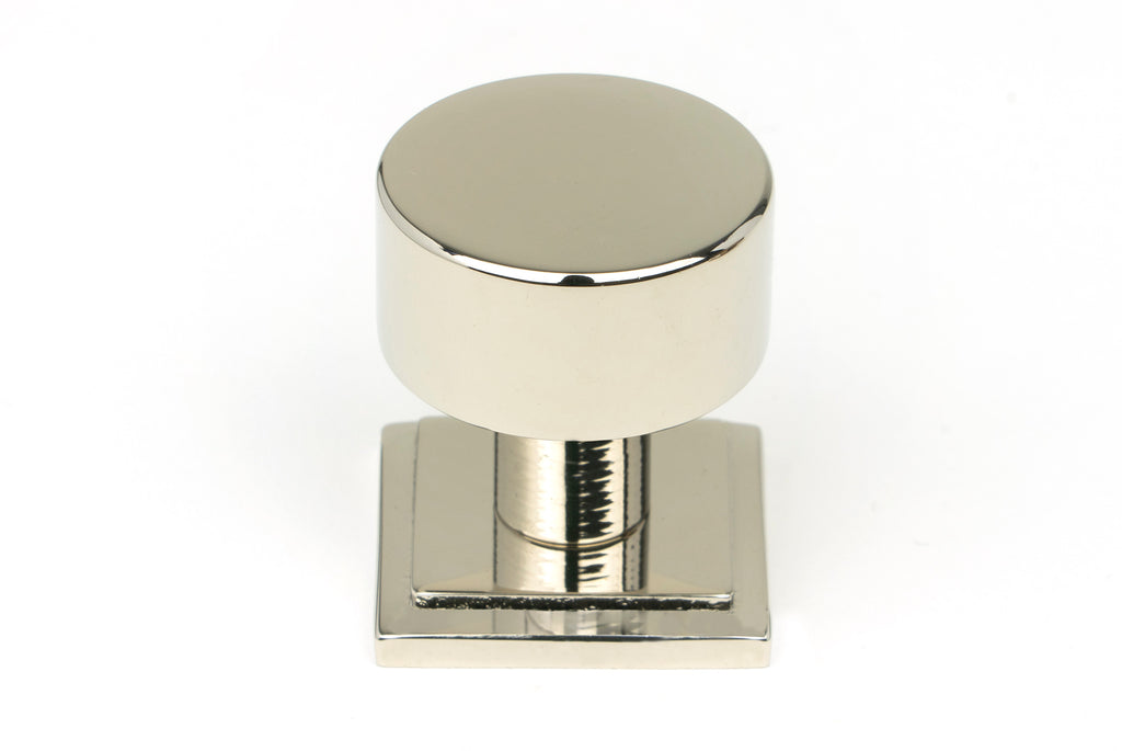 White background image of From The Anvil's Polished Nickel 25mm Kelso Cabinet Knob | From The Anvil