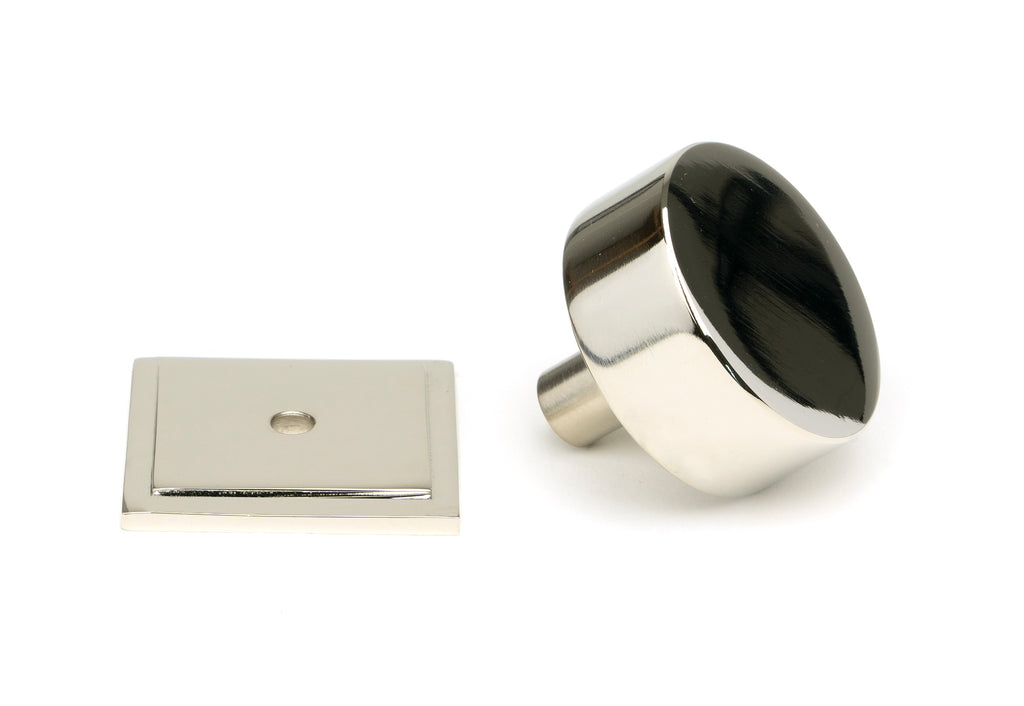 White background image of From The Anvil's Polished Nickel 38mm Kelso Cabinet Knob | From The Anvil