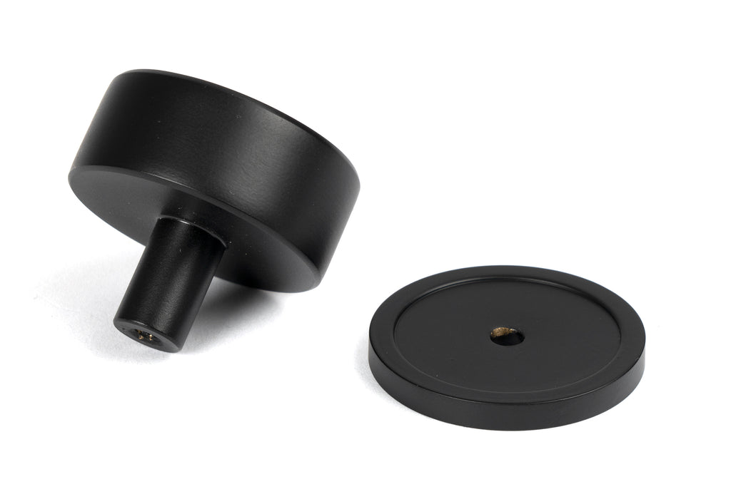 White background image of From The Anvil's Matt Black 38mm Kelso Cabinet Knob | From The Anvil