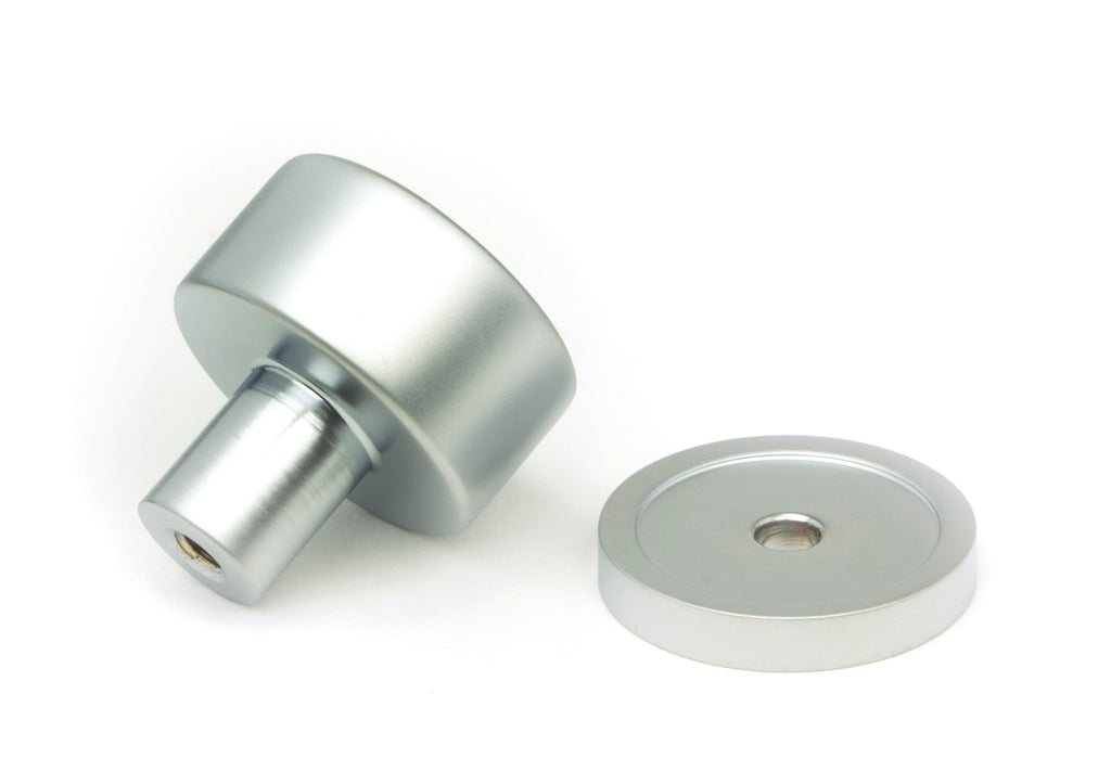 White background image of From The Anvil's Satin Chrome 25mm Kelso Cabinet Knob | From The Anvil