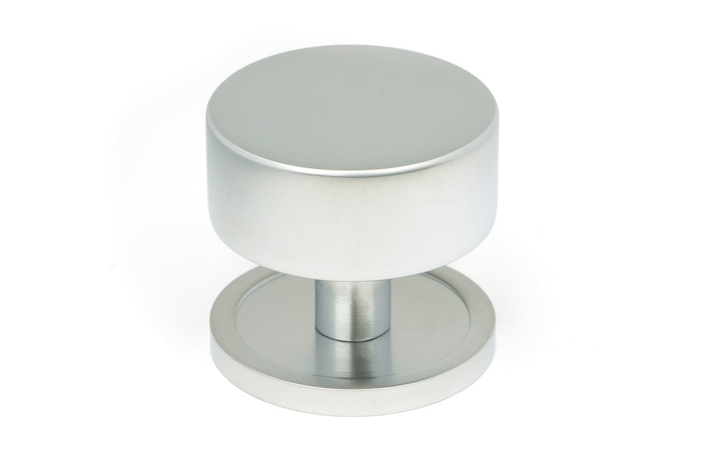 White background image of From The Anvil's Satin Chrome 38mm Kelso Cabinet Knob | From The Anvil