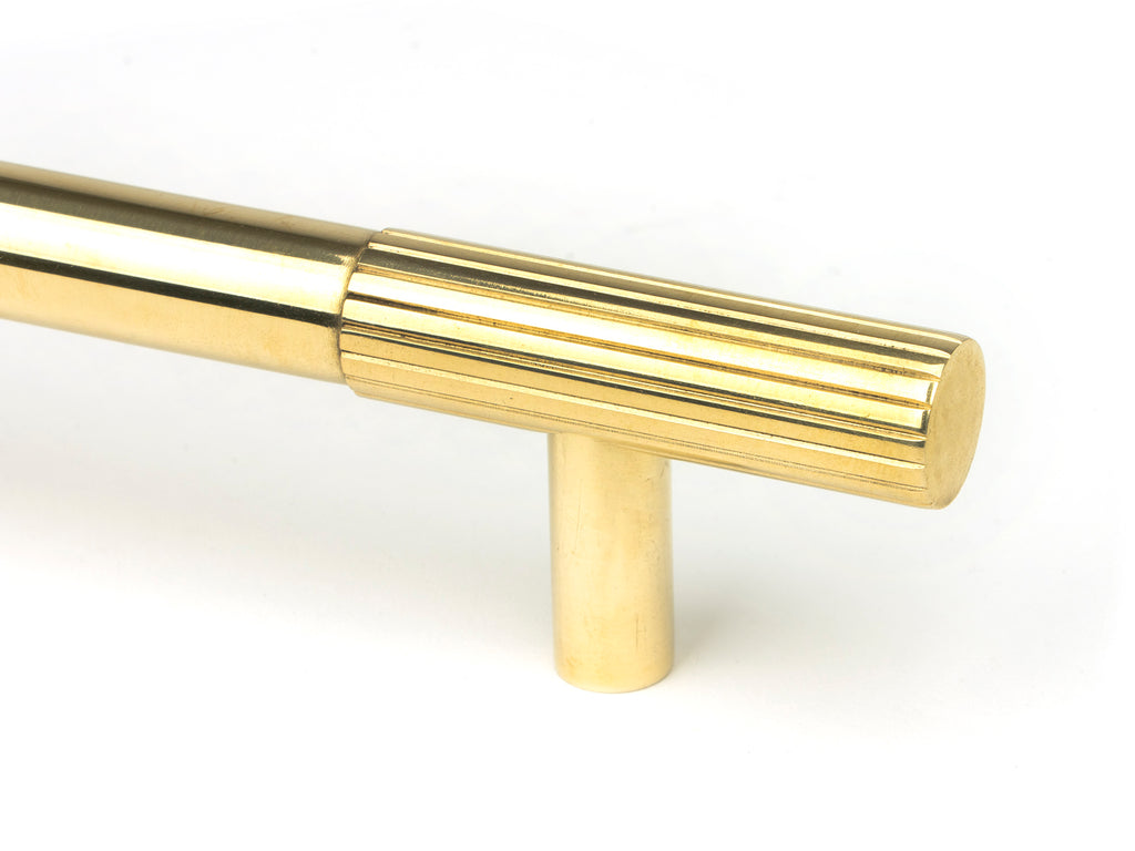 White background image of From The Anvil's Polished Brass Judd Pull Handle | From The Anvil