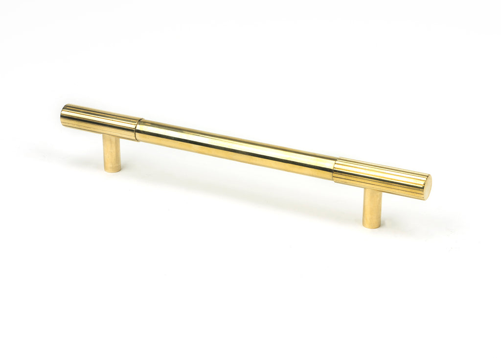 White background image of From The Anvil's Polished Brass Judd Pull Handle | From The Anvil