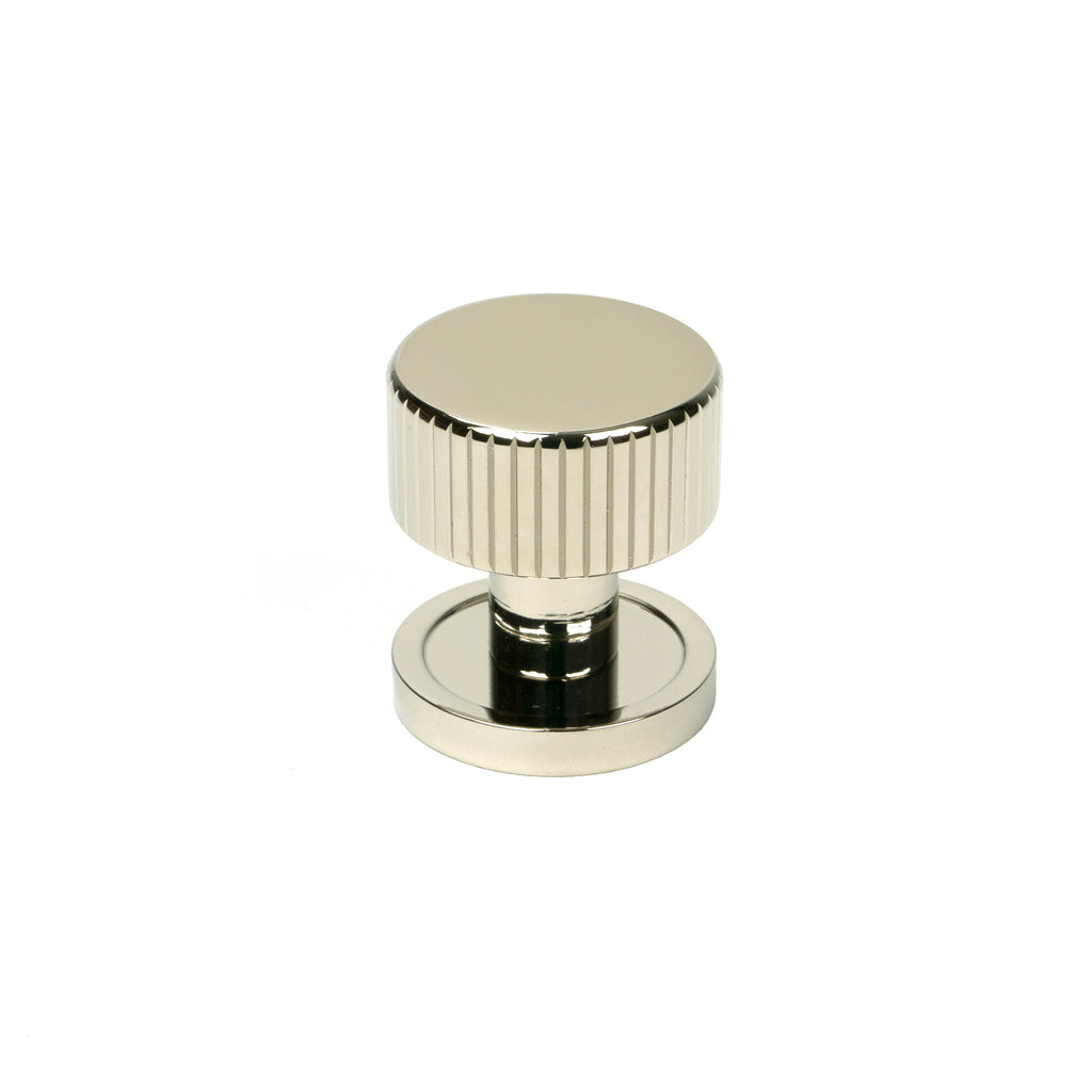 White background image of From The Anvil's Polished Nickel 25mm Judd Cabinet Knob | From The Anvil