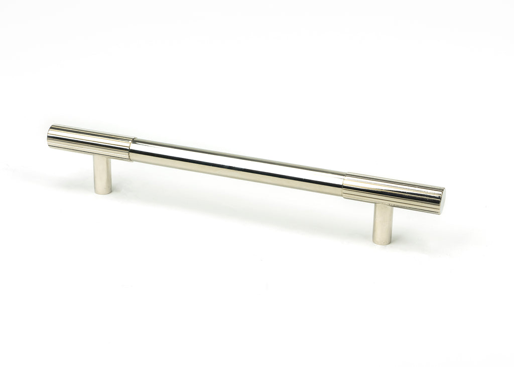 White background image of From The Anvil's Polished Nickel Judd Pull Handle | From The Anvil
